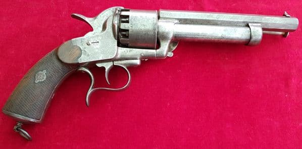 CONFEDERATE Le-MAT REVOLVER.  Very early serial number - 625. Circa 1862. Ref 2548.